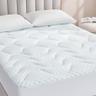 EHEYCIGA Surmatelas 140x190 mémoire de forme blanc pour 2 personnes