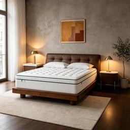 Novilla Surmatelas en microfibre blanc, 140 x 190 cm, épaisseur 3 cm