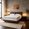 Novilla Surmatelas en microfibre blanc, 140 x 190 cm, épaisseur 3 cm