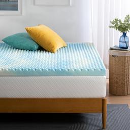 Zinus Swirl — surmatelas mémoire de forme gel rafraîchissant