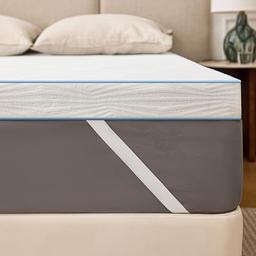 Solviente Surmatelas 180x200 cm mémoire de forme, mousse froide 7,5 cm
