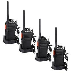 Retevis RT24 Plus PMR446 16 canaux (lot de 4, oreillettes)