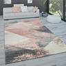 Paco Home Tapis Poils Courts Pastel Motif Losanges 160x230