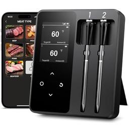 Onherm thermomètre sans fil 2 sondes (base LCD, Bluetooth 130 m, IP67)