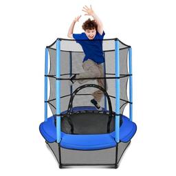 Maycoly Trampoline enfant Ø 140 cm (intérieur/extérieur)