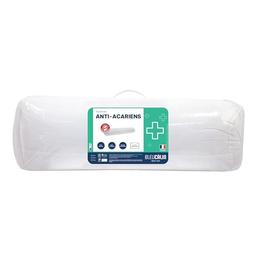 Bleu Câlin Traversin moelleux anti-acariens 140 cm microfibre