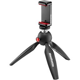 Manfrotto PIXI (mini trépied de table, made in Italy, porte-smartphone)