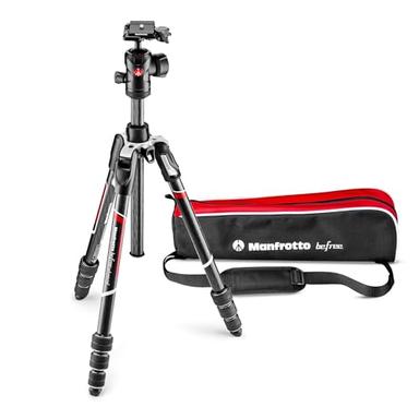 Manfrotto Befree (trépied de voyage carbone, tête fluide, charge 7,7 kg)