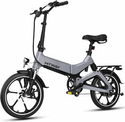 HITWAY 16" vélo électrique pliant de ville (250W/36V, batterie 7,8 Ah amovible)
