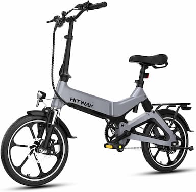HITWAY 16" vélo électrique pliant de ville (250W/36V, batterie 7,8 Ah amovible)