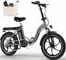 HITWAY E-Bike 20" Fat Tire pliant (250W/36V, batterie 12 Ah, gros pneus 3.0)