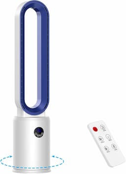 YAZEKY Ventilateur Colonne Sans Pale 101 cm