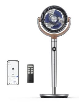 DREO PolyFan, ventilateur sur pied moteur DC 20 dB, oscillation 120°+120°