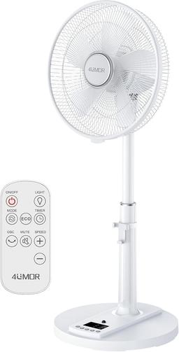 4UMOR ventilateur sur pied moteur DC 20 dB (9 vitesses, 2772 m3/h, télécommande)
