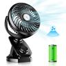 AidSci Ventilateur USB 2-en-1, clip et table, batterie 5000 mAh