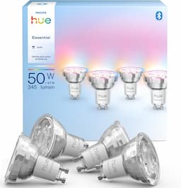 Philips Hue Essential Spot GU10 Pack 4 — White & Color