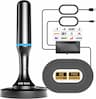 DTB TECH Antenne TNT intérieure 2026 (ampli intelligent, câble 3 m)