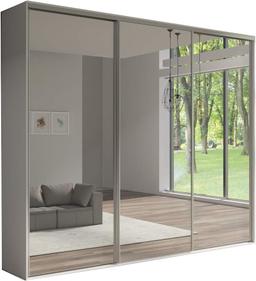 mb-moebel Bora Penderie 3 portes coulissantes miroir