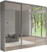 mb-moebel Bora Penderie 3 portes coulissantes miroir