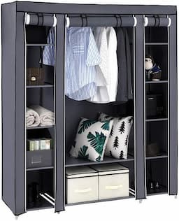 Alightup — 150x45x175 cm Gris, 5 étages 12 cases