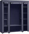 SONGMICS LSF003I02 — 45x150x175 cm Bleu Foncé, 12 compartiments