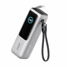 Anker 25 000 mAh 165 W (2 câbles intégrés, 3× USB-C 100 W)