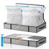 Leavans Kit XXL — 2 sacs sous vide + 2 housses tissu + 1 pompe