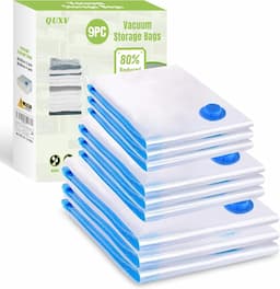 QUXV Sacs sous vide — 9 pièces (3XL + 3L + 3M)