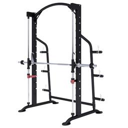 Gorilla Sports Cage à Squat Smith Machine (barre guidée, 300 kg)