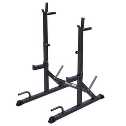Gorilla Sports Rack à squat réglable largeur/hauteur (dips, 300 kg)