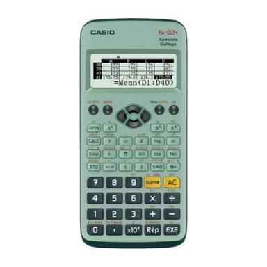 Casio fx-92+ Spéciale Collège (écran 5 lignes, QR code)