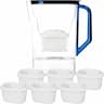 Wessper 2,7 L, charbon actif + résine, lot de 6 filtres