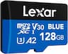 Lexar Blue 128 Go microSDXC (A2, U3, V30, 160 Mo/s)