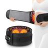 Vermanec Ceinture de massage chauffante sans-fil, 4 chaleurs 45-65 °C, shiatsu