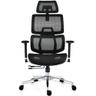TONFARY Fauteuil de Bureau Ergonomique Dossier Mesh, Inclinaison 130°