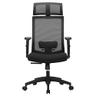 SONGMICS OBN55BK fauteuil de bureau ergonomique en toile, noir