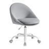 SONGMICS chaise de bureau pivotante en velours, sans accoudoirs
