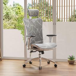 SIHOO M57 Chaise de bureau ergonomique en maille grise
