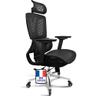 MELOKEA Fauteuil de bureau ergonomique en maille, accoudoirs 4D