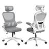 OXFENSEE Chaise de bureau ergonomique à haut dossier, gris