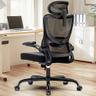 HUANUO Chaise de bureau ergonomique accoudoirs 3D et appui-tête