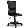 TRESKO Chaise de Bureau Ergonomique sans Accoudoirs, Vérin SGS, Noir