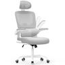 naspaluro chaise de bureau ergonomique, dossier segmenté lombaire en C