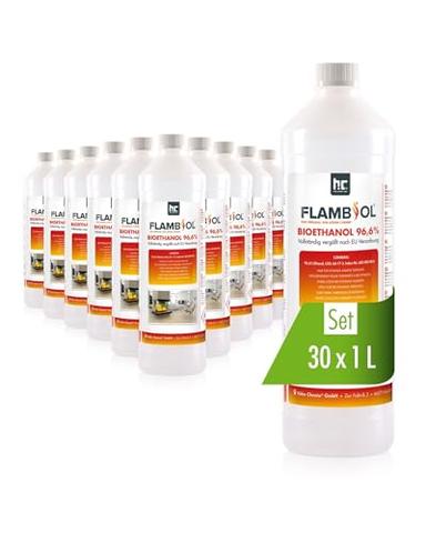 Höfer Chemie Bioéthanol 96,6 % Premium 30 x 1 L