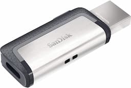 SanDisk Ultra Dual 128 Go (double connectique USB-A + USB-C)