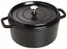 Staub Cocotte ronde 26 cm Noir Mat (5 L)