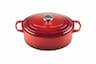 Le Creuset Signature Cocotte ovale 29 cm Cerise (4,7 L)