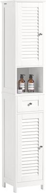 SoBuy FRG236-W Colonne à Persiennes 32x170x30 cm