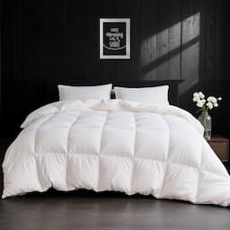 APSMILE Couette 4 Saisons Duvet d'Oie (240x260)