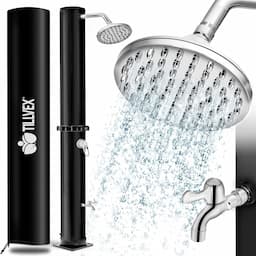 tillvex Douche Solaire 35 L avec capot de protection